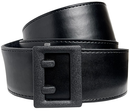 Team Nexbelt Operating PCS1817 Duty Belt  Black Leather 2.25" Wide Buckle Closure