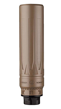 Dead Air NOMADTIXCDTFDE Nomad TI XC FDE 7.62mm Silencer w/ Direct Thread 5/8-24 Hub Mount