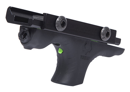 Viridian 912-0057 HS1 AR Hand Stop Green Laser with Picatinny Rail Adapter HS Series Black