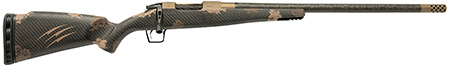 Fierce Firearms ROG65PRC22BRS Carbon Rogue  Full Size 6.5 PRC 3+1 22" Hand Lapped/Match Grade Threaded Barrel, Smoked Bronze Cerakote Steel Receiver, Sonora Ambush Camo Fierce Rogue Carbon Fiber Stock