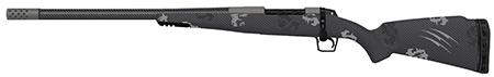 Fierce Firearms ROG7PRC22GPLH Carbon Rogue Full Size 7mm PRC 3+1 22" Carbon Fiber Threaded Barrel, Glacier Cerakote Steel Drilled  &  Tapped Receiver, Phantom Camo Fixed Carbon Fiber Stock, Left Hand