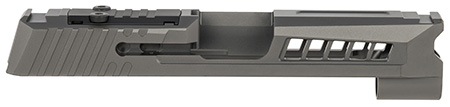 True Precision Inc TPP365XLSBCRMS Axiom Optic Cut Slide Fits Sig P365 XL Black DLC Anodized 416R Stainless Steel