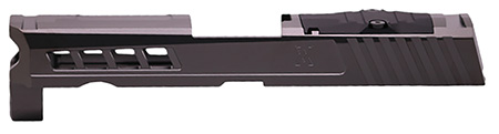 True Precision Inc TPP32CSBCRMR Axiom Optic Cut Slide Fits Sig P320 Black DLC Anodized 416R Stainless Steel