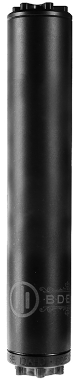 Primary Weapons TE01-1F 22 Suppressor BDE 5.7x28mm 1.00" Black 3D Printed Titanium 1/2x28