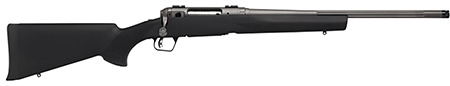 Savage Arms 58280 110 Trail Hunter Lite Full Size 450 Bushmaster 3+1 20" Fluted/Threaded Barrel, Drilled  &  Tapped Steel Receiver, Black Fixed Synthetic Stock