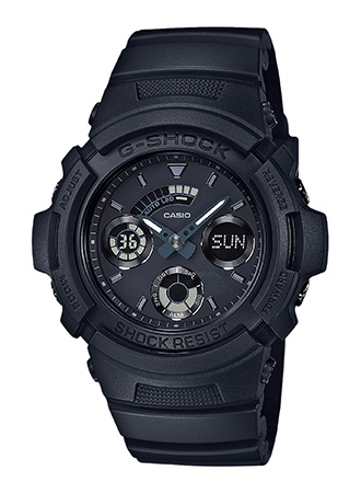 GSHOCK AW591BB1A     PREMIER 200M WR WIRLD     BLK