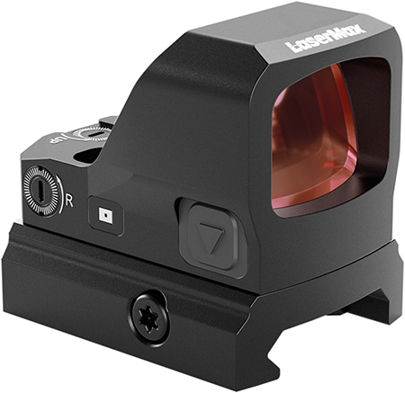 LaserMax LMMRDS Micro Red Dot Sight  Matte Black 1 x 0.83" x 0.65" 3 MOA Red Dot