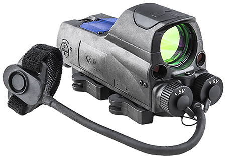 Meprolight USA 0687743 MOR PRO  Black 1 x 30 mm 2.2 MOA Dot/Bullseye Reticle Green  &  IR Laser