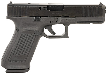 Glock UA205S203MOS G20 Gen5 MOS Standard 10mm Auto 15+1 4.61" Black GMB Barrel, Black nDLC Serrated Slide, Black Polymer Frame w/Picatinny Rail, Black Textured Grip, Ambidextrous, USA Made