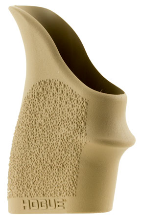 Hogue 18403 HandAll Beavertail Grip Sleeve Textured Flat Dark Earth Rubber for Glock 26, S&W M & P Shield, Ruger LC9