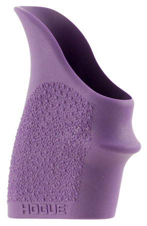Hogue 18406 HandAll Beavertail Grip Sleeve Textured Purple Rubber for Glock 26, S&W M & P Shield, Ruger LC9