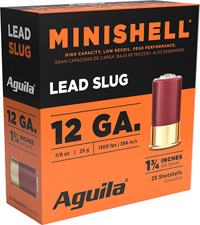 Aguila 1CHB1386 Minishell  12Gauge 1.75" 7/8oz 25 Per Box/10 Case