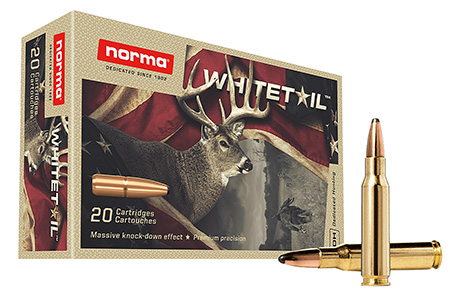 Norma Ammunition 20177672  Whitetail 30-30Win 150gr Soft Point 20 Per Box/10 Case