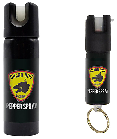 SKYLINE USA INC PSGDHA Pepper Spray  Range 16 ft 2 Pack 0.5oz/3oz Features Invisible UV Dye Includes Keychain