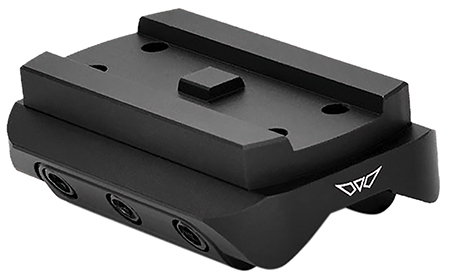 Warne 6111M Mini Red Dot Mount Shotgun Rib Black Anodized Aluminum Fits Holosun/Sig Romeo5/Vortex Crossfire/Aimpoint Micro H1-H2/ Aimpoint T1-T2