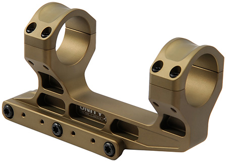 Unity Tactical LLC FSTS34205F Fast  LPVO Scope Mount/Ring Combo 34 mm Flat Dark Earth