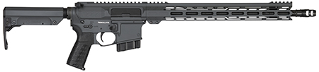 CMMG 28A670CSG Resolute MK4 22 ARC Black Nitride Threaded Barrel, Sniper Gray Cerakote Picatinny Rail Aluminum Receiver, M-LOK Handguard, Black Synthetic CMMG 6 Position RipStock, Black Polymer Grip