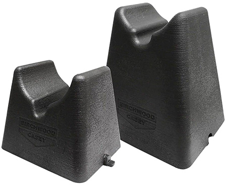 Birchwood Casey 48202 Nest Rest 2-Piece Shooting Rest Stackable Soft Rubber Small  &  Large Rests