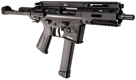 B & T Firearms BT500003PDWGTB SPC  9mm Luger 33+1 6.5" Black Steel Barrel, Aluminum Brace Adapter, Black Polymer Grip