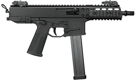 B & T Firearms BT450004 GHM  45 ACP 25+1 6.80" Black Steel Barrel, Picatinny Rail Receiver, Black Polymer Grip