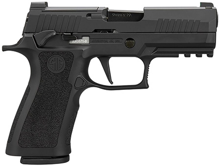 Sig Sauer Airguns AIRP320XCABB   CO2 21rd 4.5" Barrel, 350 fps Velocity, Frame Includes Beavertail  &  Accessory Rail