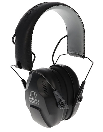 Walker's GWPCLKDM Cloak Dual Mic Electronic Muff Over the Head 23-25 dB Black