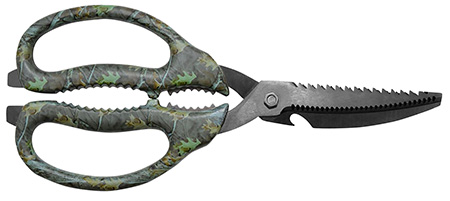 Camillus 19403 Multi-Function Game Shears Camo Shears 4" Serrated Titanium Bonded Blade, 9" Long