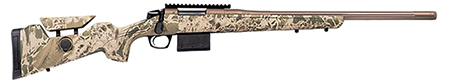 CVA CR4038 Cascade VH Full Size 22-250 Rem 22" Smoked Bronze Cerakote Steel Threaded Barrel, Realtree Hillside Adjustable Synthetic Stock
