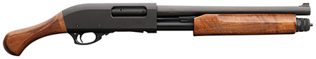 Charles Daly 930362 Honcho Tactical 12 Gauge Pump 3" 5+1 14" Black Steel Barrel, Black Drilled  &  Tapped Aluminum Receiver, Checkered Walnut Birds Head Grip