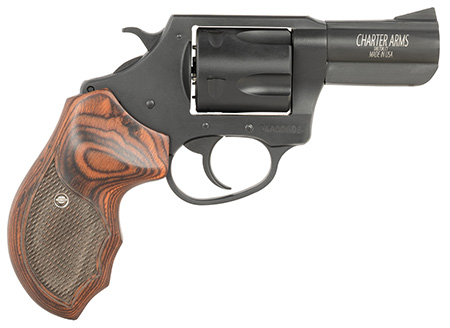 Charter Arms 14423 Bulldog  44 Special 5rd 2.50" Black Passivate Steel Barrel  &  Cylinder, Black Passivate Steel Frame, Rosewood Grip, Exposed Hammer