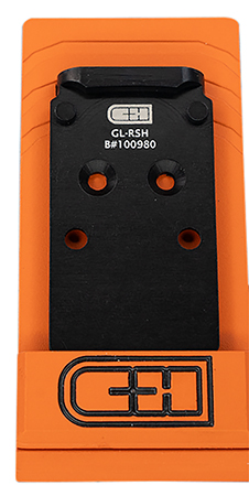 C & h Precision GLRSH V4 MIL/LEO Adapter  Black Anodized Trijicon/Holosun Pattern Footprint