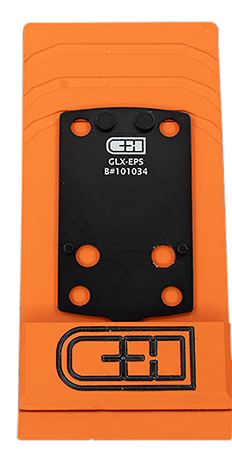 C & h Precision GLXEPS V4 MIL/LEO Adapter  Black Anodized Holosun EPS Pattern Footprint