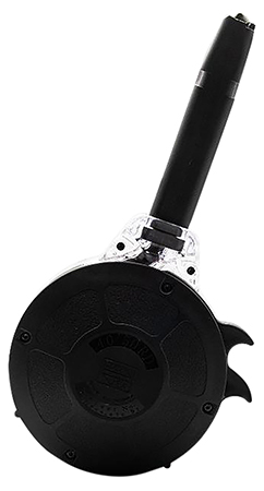 Kci Usa Inc KCIMZ028 Drum Magazine  50rd 40 S&W Compatible w/ Glock 22/23/24/27/35 Black Hardened Steel/Polymer