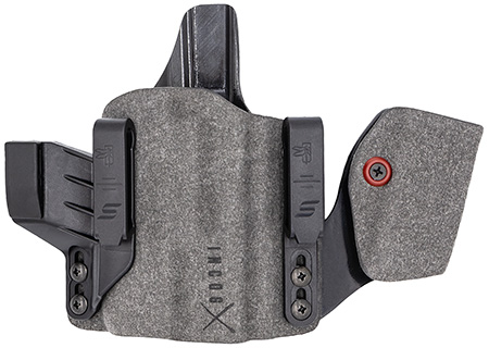 Safariland INCOG0465A0CX261MC Incog X  IWB Gray Cordura w/Mag Caddy, Fits Sig P365/X/XL Belt Clip Mount, Right Hand