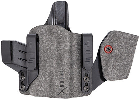 Safariland INCOG0750A0CX261MC Incog X  IWB Gray Cordura w/Mag Caddy, Fits Sig P320 Belt Clip Mount, Right Hand