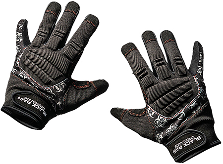 Black Rain Ordnance TACTGLOVEBLK/GRYS Tactical Gloves  Black/Gray Small Velcro