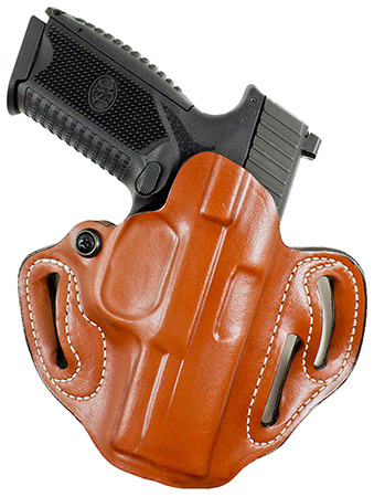 DeSantis Gunhide 002TA8YZ0 Speed Scabbard  Tan Fits Smith  &  Wesson M & P 5.7 Belt Loop Mount Right Hand