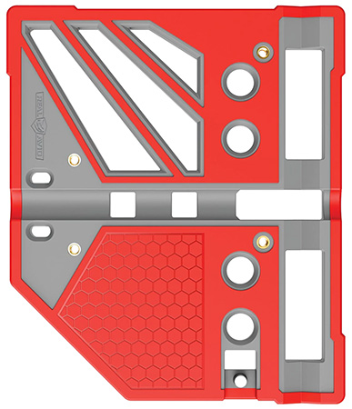 Real Avid AVMBBPRO Master Bench Block Pro Gray/Red Durable Resin Compatible w/ Pistols/Long Guns