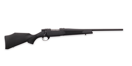 Weatherby VYT65CMR0T Vanguard Synthetic Compact 6.5 Creedmoor 4+1 20" Matte Blued #1 Threaded Barrel, Matte Blued Drilled  &  Tapped Steel Receiver, Black Adjustable Synthetic Stock