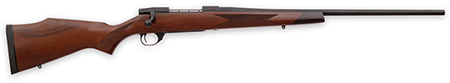 Weatherby VDT222RR4T Vanguard Sporter Full Size 22-250 Rem 5+1 24" Bead Blasted Blued #2 Threaded Barrel, Matte Blued Drilled  &  Tapped Steel Receiver, Grade A Turkish Walnut Monte Carlo Stock