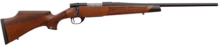 Weatherby VWR65CMR0T Vanguard Camilla Compact 6.5 Creedmoor 4+1 20" Matte Blued, Matte Blued Drilled  &  Tapped Steel Receiver, Grade A Turkish Walnut Monte Carlo Wood Stock