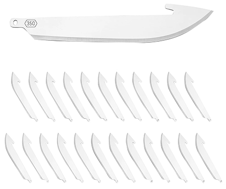 Outdoor Edge RR3524 Replacement Blades 350 24 Blades, Drop Point 3.50" 420J2 SS Blade