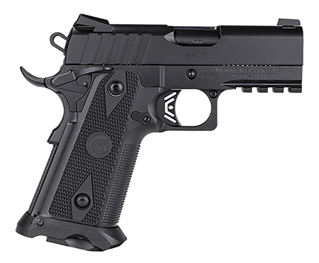 Girsan 395035 Witness2311  9mm Luger 17+1 3.40" Black Steel Barrel, Black Serrated Steel Slide, Black Polymer Frame w/Beavertail  &  Picatinny Rail, Black Checkered Polymer Grip, Ambidextrous