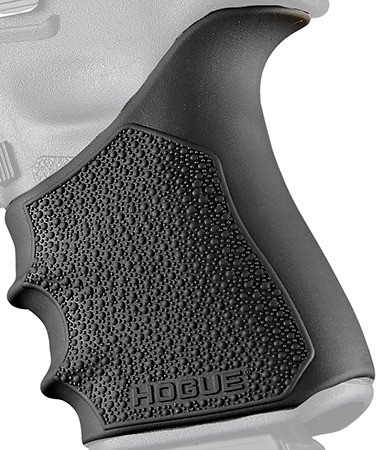 Hogue 17040 Grip Sleeve Handall Beavertail Black Rubber