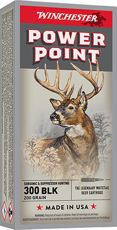 Winchester Ammo X300BLKX Super X  300Blackout 200gr Power Point Subsonic 20 Per Box/10 Case