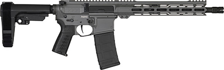 CMMG 30AB20FTNG Banshee MK4 300 Blackout 30+1 12.50" Black Nitride Medium Taper Threaded Barrel, EML 7" M-LOK Handguards, Tungsten Cerakote Aluminum Picatinny Rail Receiver, CMMG Zeroed Grips