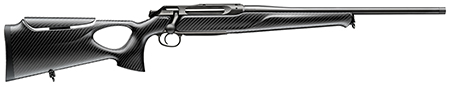 Sauer 80117133 505 Synchro XTC Full Size 300 Win Mag 2+1 22" Matte Blued Threaded Barrel, Matte Blued Saddle Mount Steel Receiver, Black Thumbhole w/Adj Comb Carbon Fiber Stock