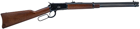 Heritage Mfg H92044201 92 Ranch Hand 44 Mag 10rd 20" Black Polished Steel Barrel, Black Polished Alloy Steel Receiver, Fixed Hardwood Stock