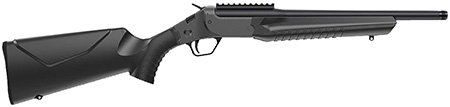Rossi LWC044MBK LWC  44 Mag 1rd 16.50" Black Oxide Threaded Barrel, Black Picatinny Rail Steel Receiver, Black Fixed Synthetic Stock