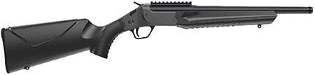 Rossi LWC357MBK LWC  357 Mag 1rd 16.50" Black Oxide Threaded Barrel, Black Picatinny Rail Steel Receiver, Black Fixed Synthetic Stock